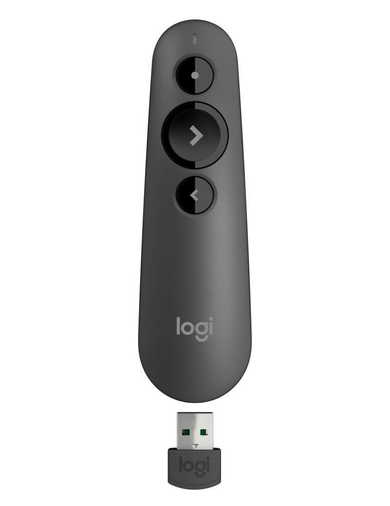 Logitech Wireless Presenter R500 Graphite - Télécommande de présentation