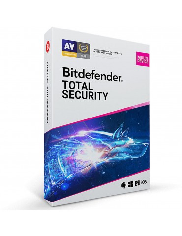 Bitdefender Total Security - 3 Postes / 1 an (CR_TS_3_12EXFR)