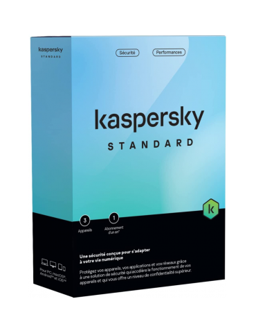 Kaspersky Standard - 3 Postes / 1 an (KL10418BCFS-FFPMAG)